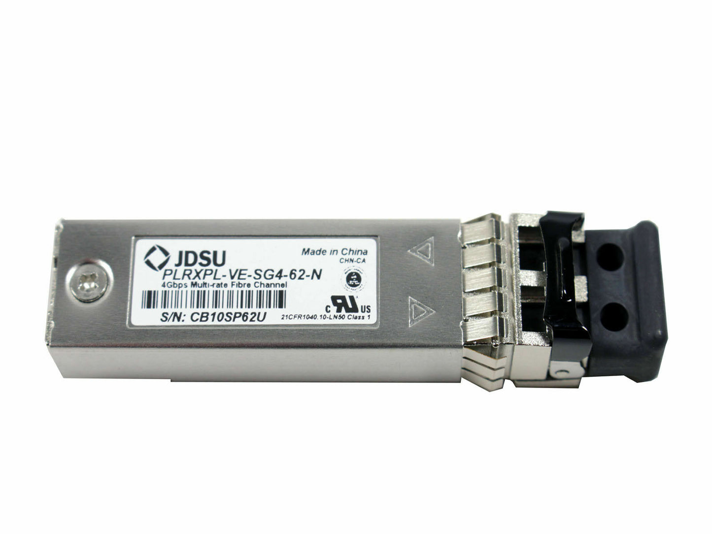 Lot of 4 JDSU PLRXPL-VE-SG4-62-N 4Gbps Fibre Channel SFP Transceiver 4RD54