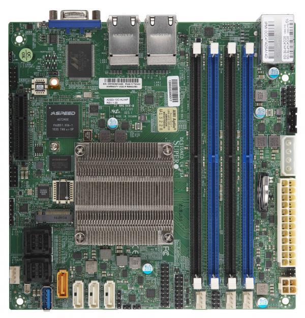 Supermicro A2SDi-16C-HLN4F Mini-ITX Motherboard - Intel Atom Processor C3955