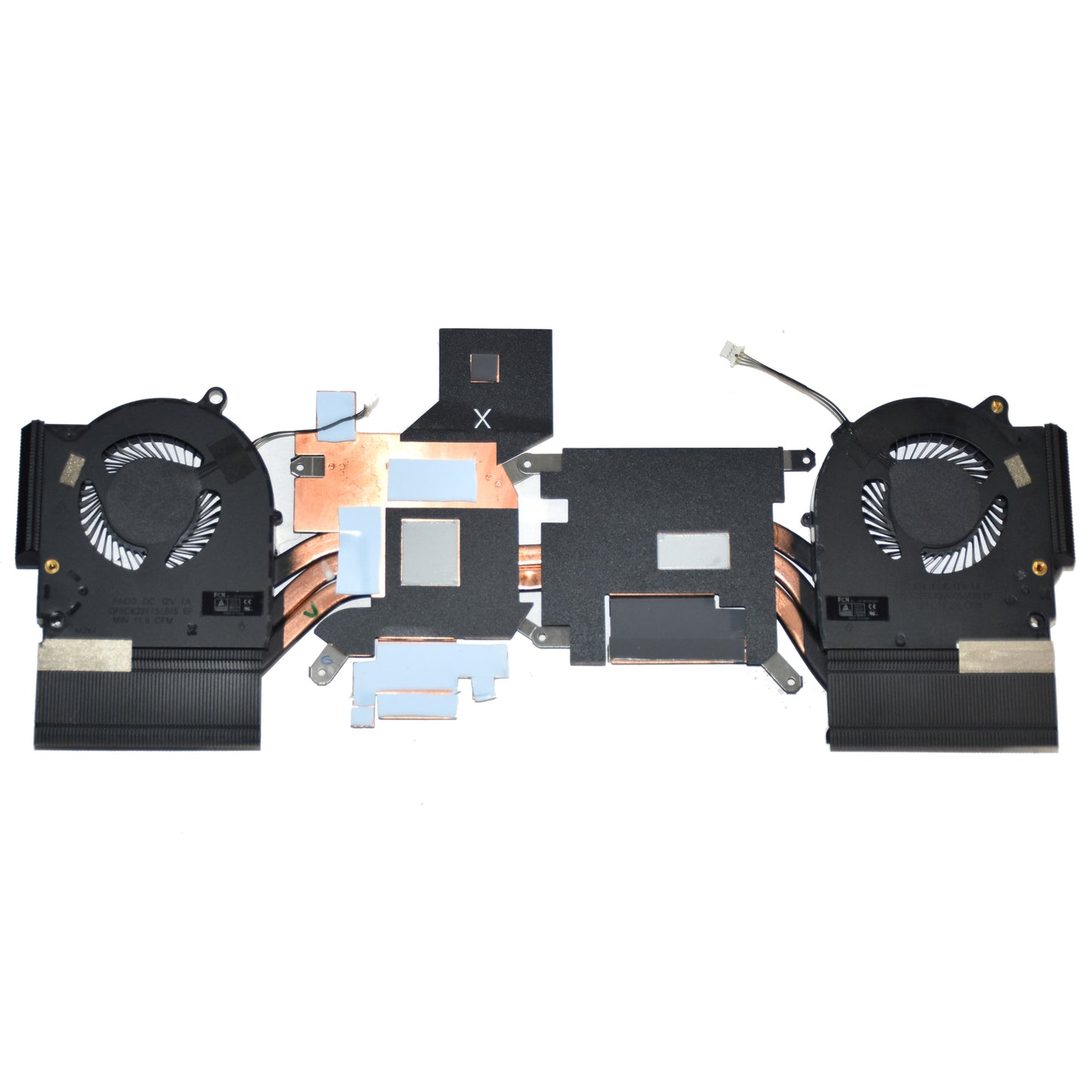 Dell Alienware m15 R6 CPU GPU Cooling Fan Heatsink Assembly AT36U002ZCL 3T8KM