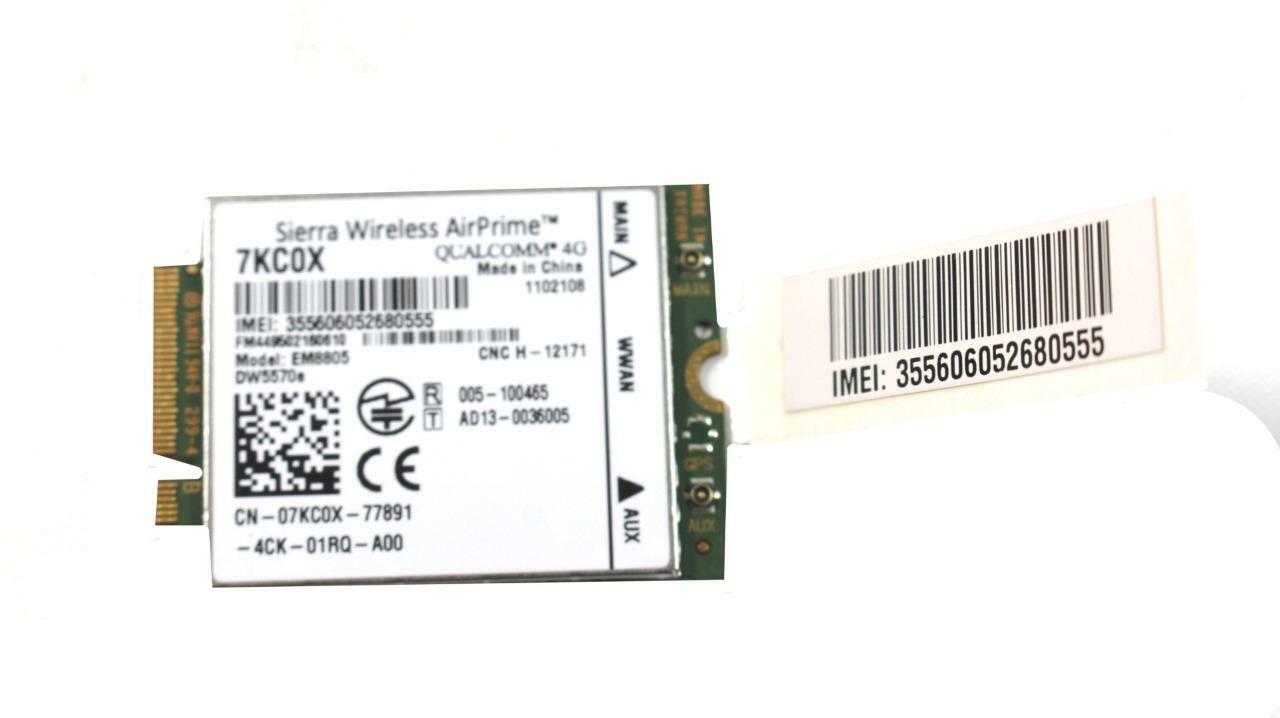 Sierra Wireless AirPrime 68DP9 EM8805 DW5570e WWAN HSPA NGFF Card For DELL