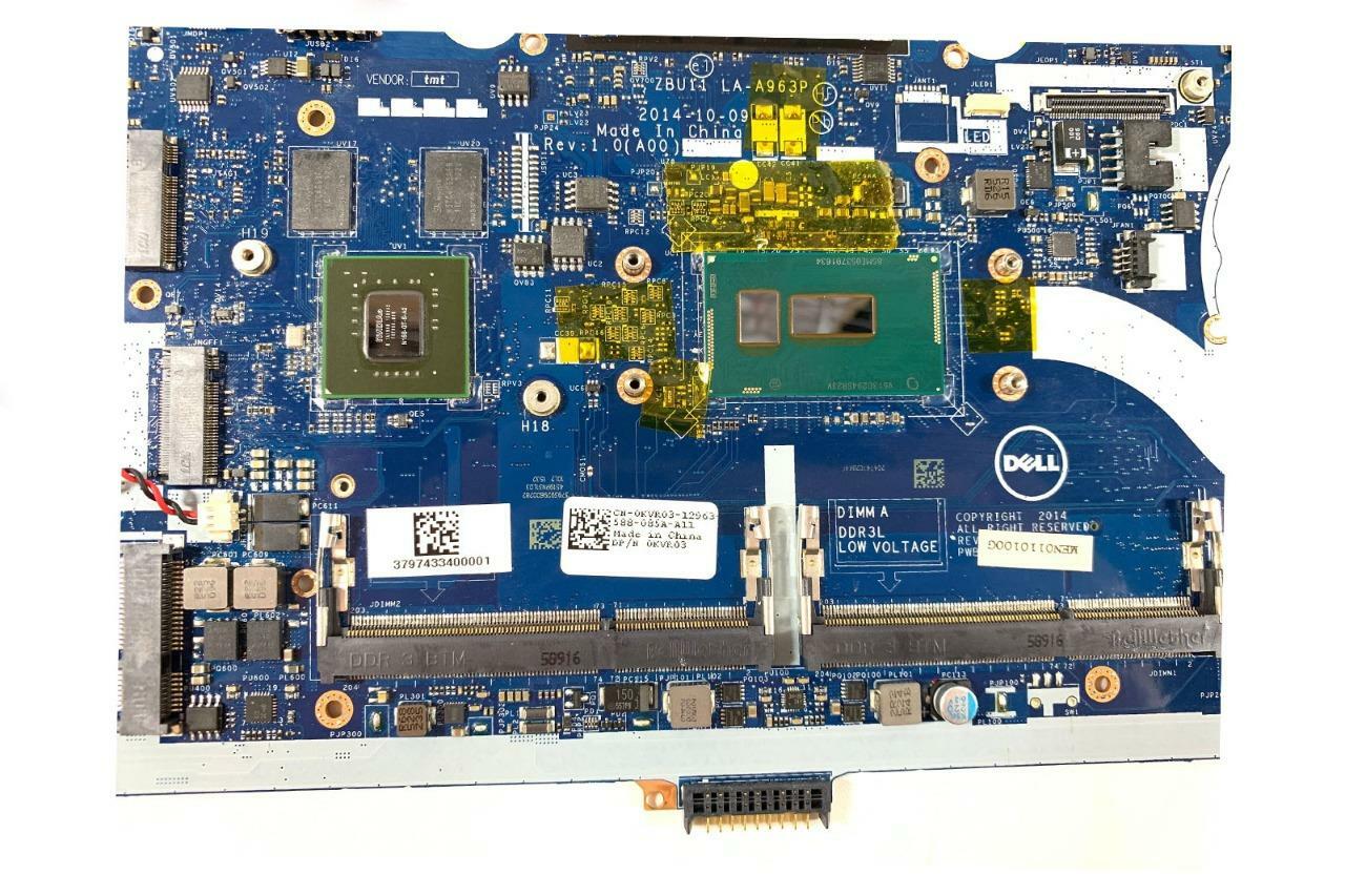 Dell Latitude E7450 i7-5600U 2.60GHz Motherboard Nvidia 840M GPU LA-A963P KVR03