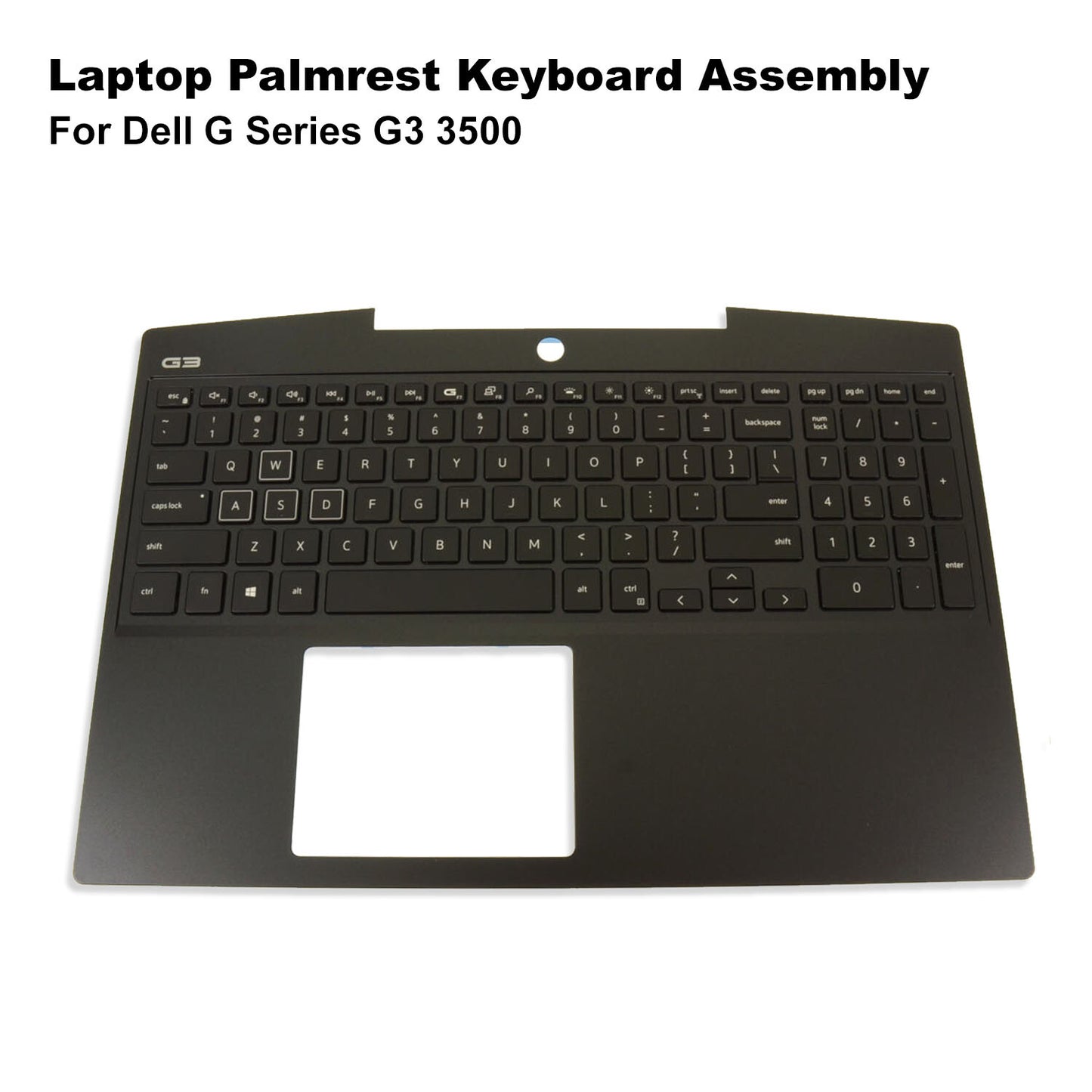 Dell G Series G3 3500 Laptop Palmrest Keyboard Assembly RGB Backlit 09K12Y YG5TF