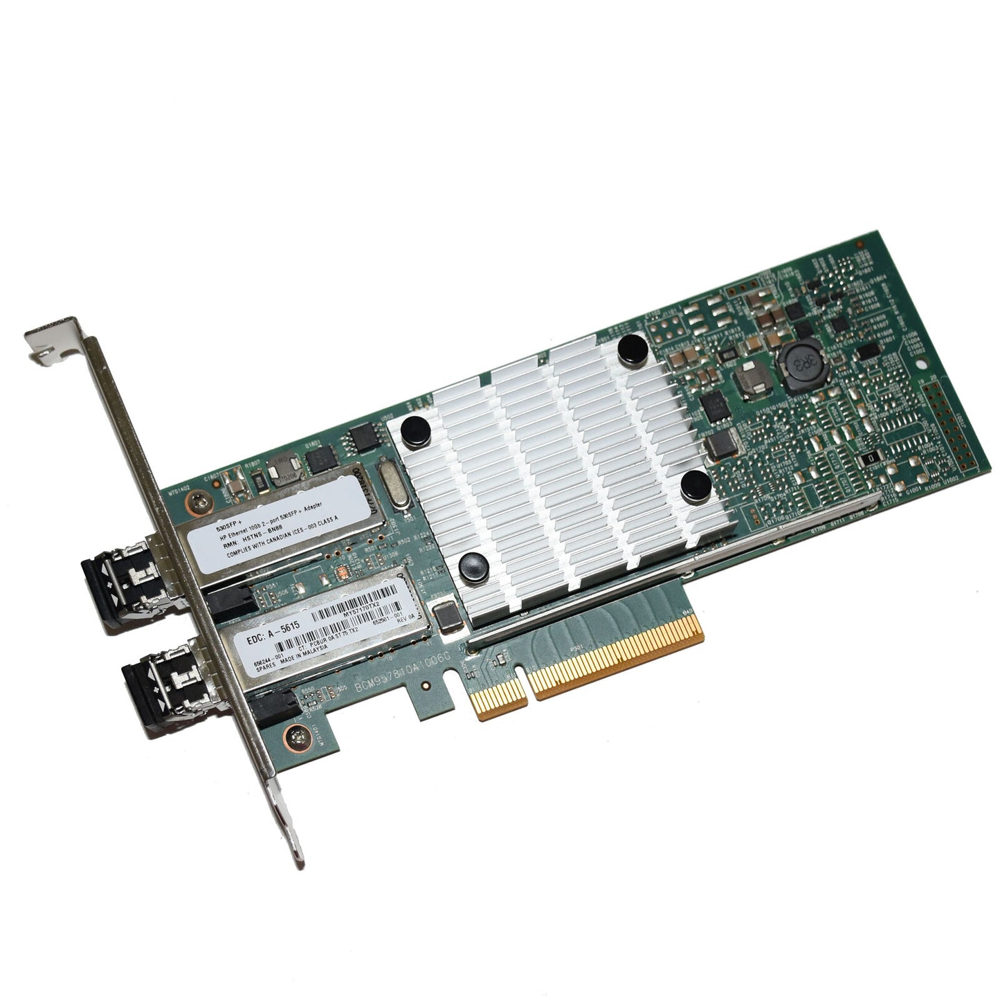 Lot of 4 HPE 530SFP+ 2-Ports 10GbE SFP+ Network Adapter with SFP+ 656244-001