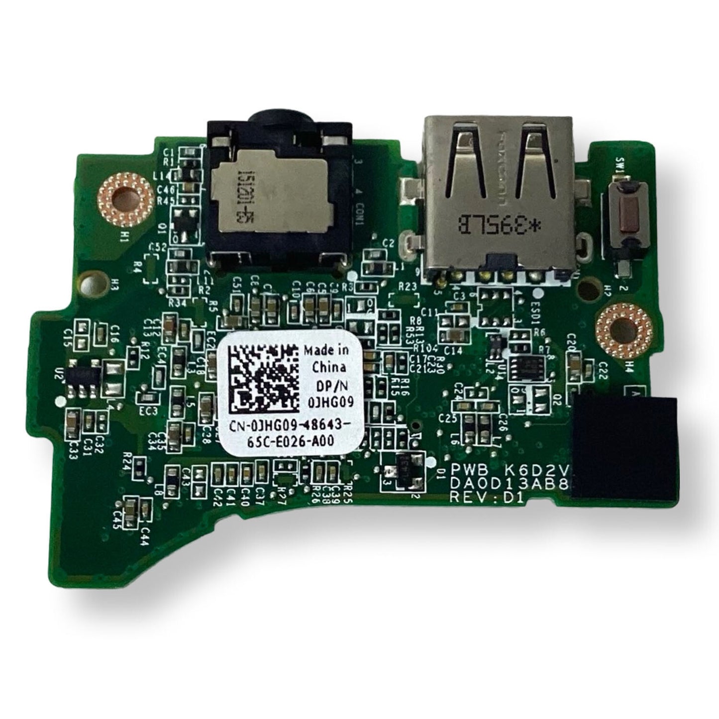 Dell OEM XPS Studio 13 L321x Power Button USB Audio Port IO Circuit Board JHG09