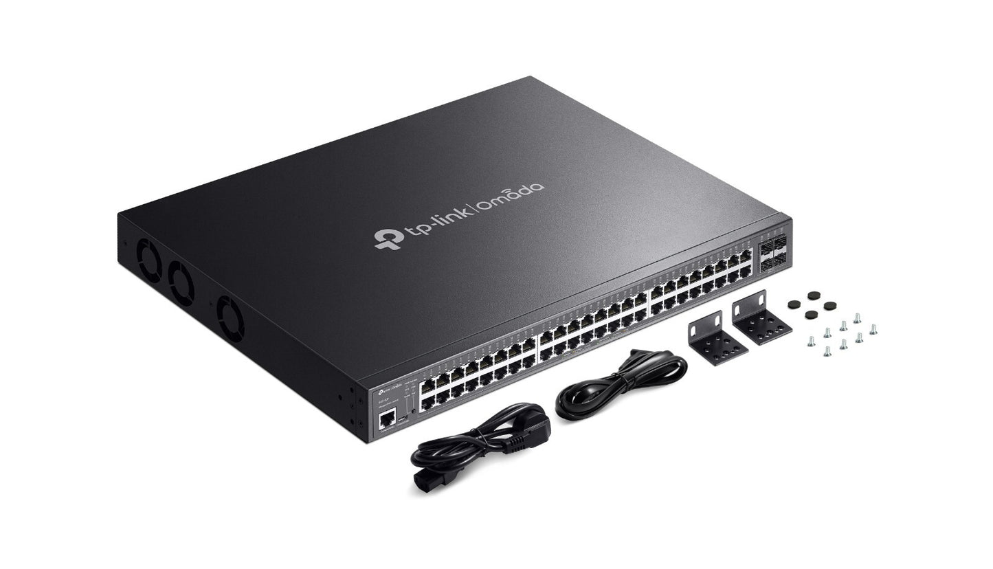 TP-Link SG3452P | Omada 52-Port Gigabit L2+ Managed Switch | 48* PoE+ | 4* SFP