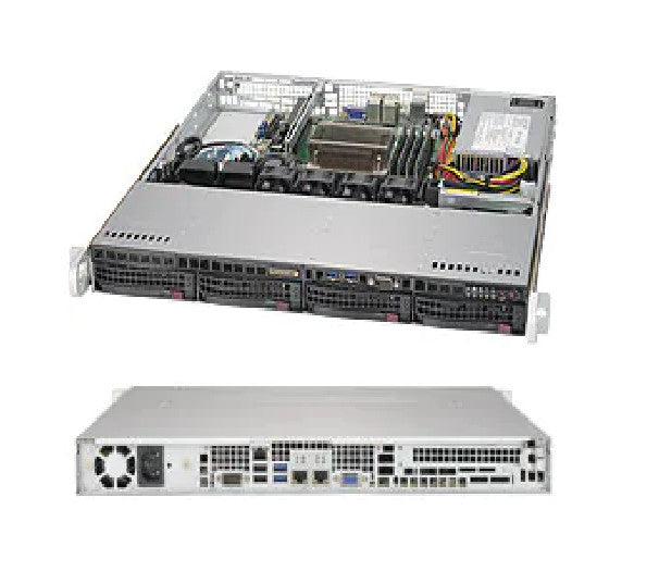 SuperMicro CSE-813MFTQC-350CB2 1U Chassis with 350W PWS