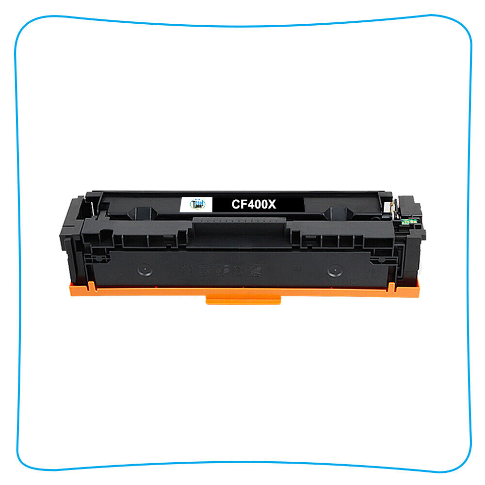 2x Black Toner Compatible for HP 201X CF400X LaserJet Pro MFP M277dw M277 M252dw