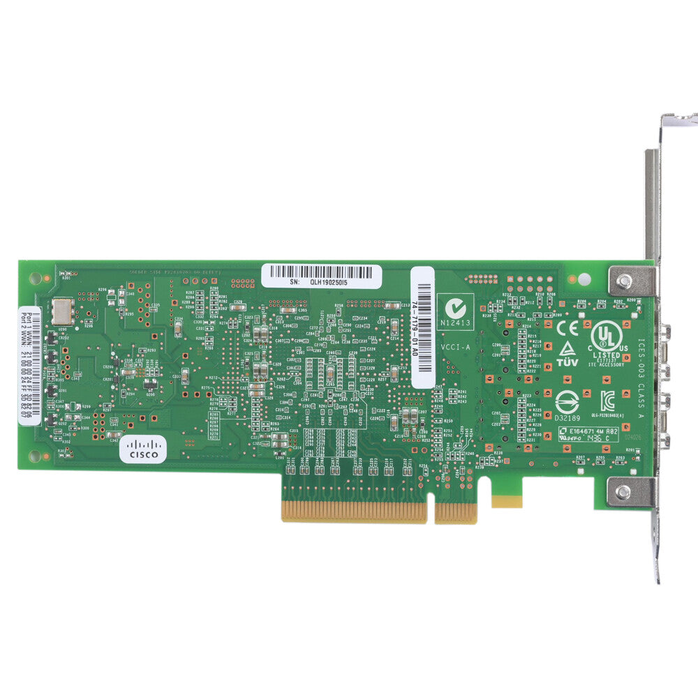 Qlogic PX2810403-01 Dual Port 8Gbps Fiber Channel PCIe Adapter Card