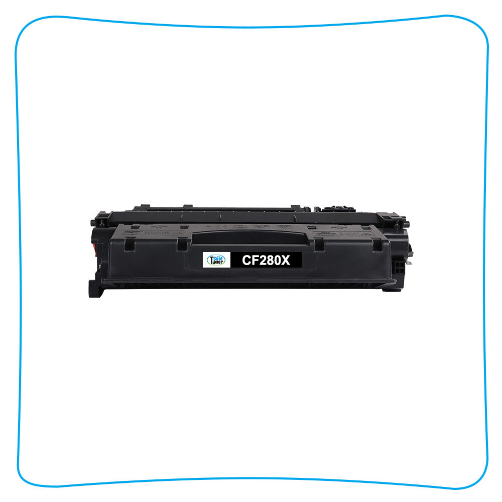 6PK Black CF280X 80X Toner For HP LaserJet Pro 400 M401dn M401dw M401dne M425dn
