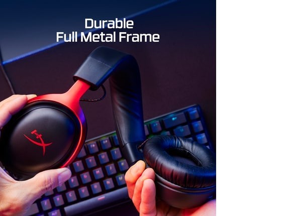 HyperX Cloud III - Gaming Headset (Black/Red)