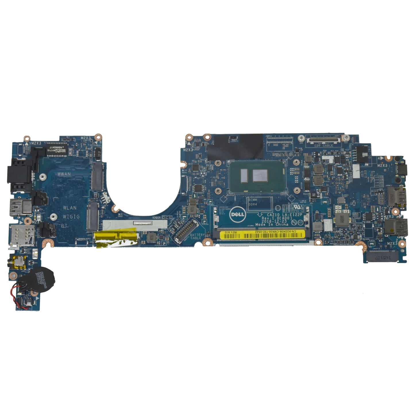 Dell Latitude 7280 7380 i5-7300U 2.6GHz DDR4 Laptop Motherboard LA-E122P GDK56