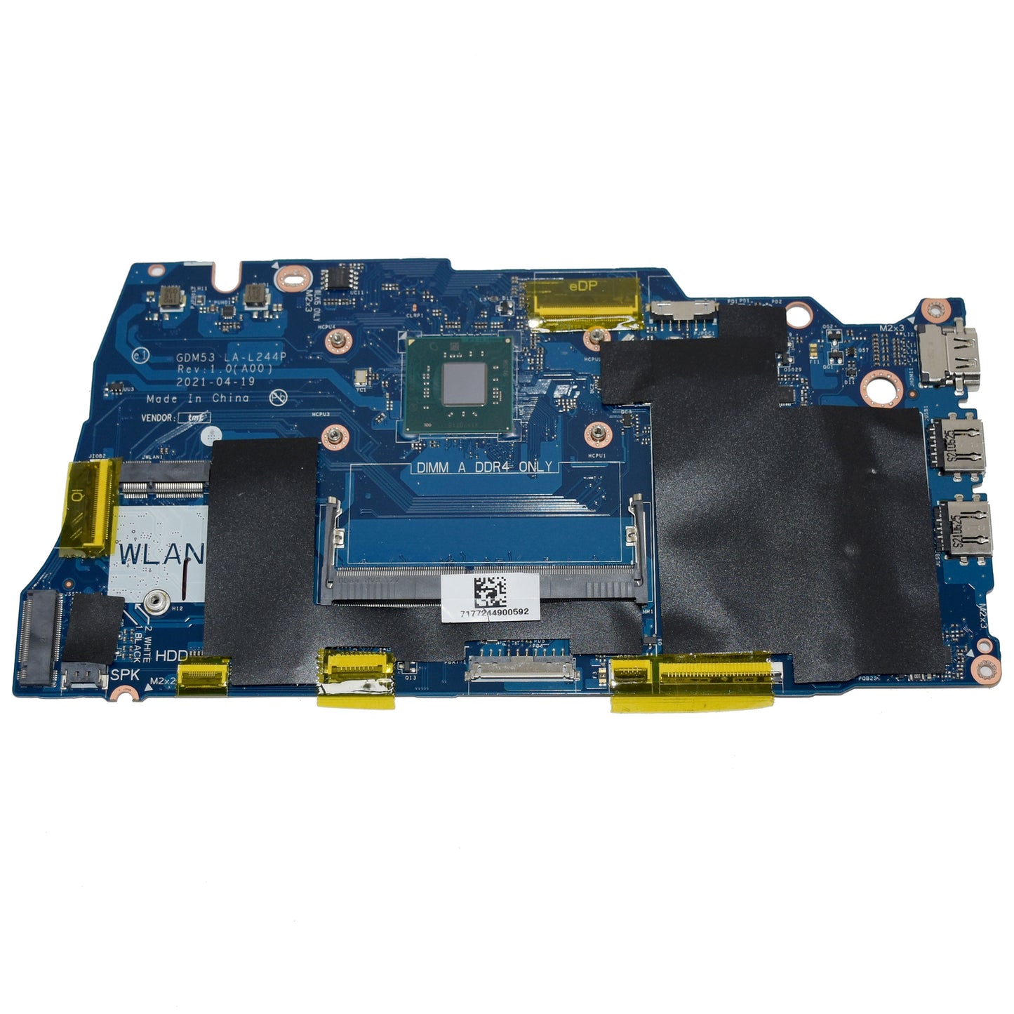 Dell Inspiron 15 3510 Intel Celeron Dual-Core DDR4 Motherboard LA-L244P NCXC4