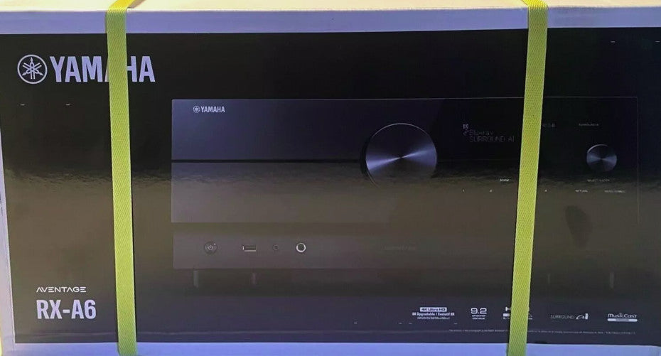 Yamaha Aventage RX-A6A Home Theater A/V Receiver 9.2 Channels 4K Pass-Through