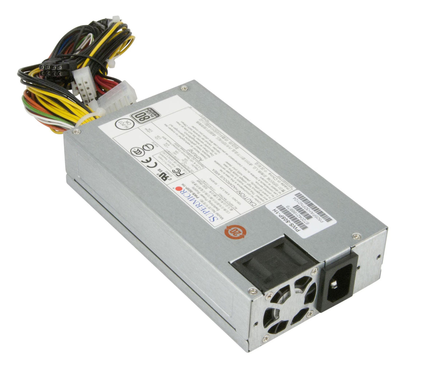 Supermicro PWS-505P-1H 1U 500W Multi-output, Platinum Level W/ PMbus 24pin
