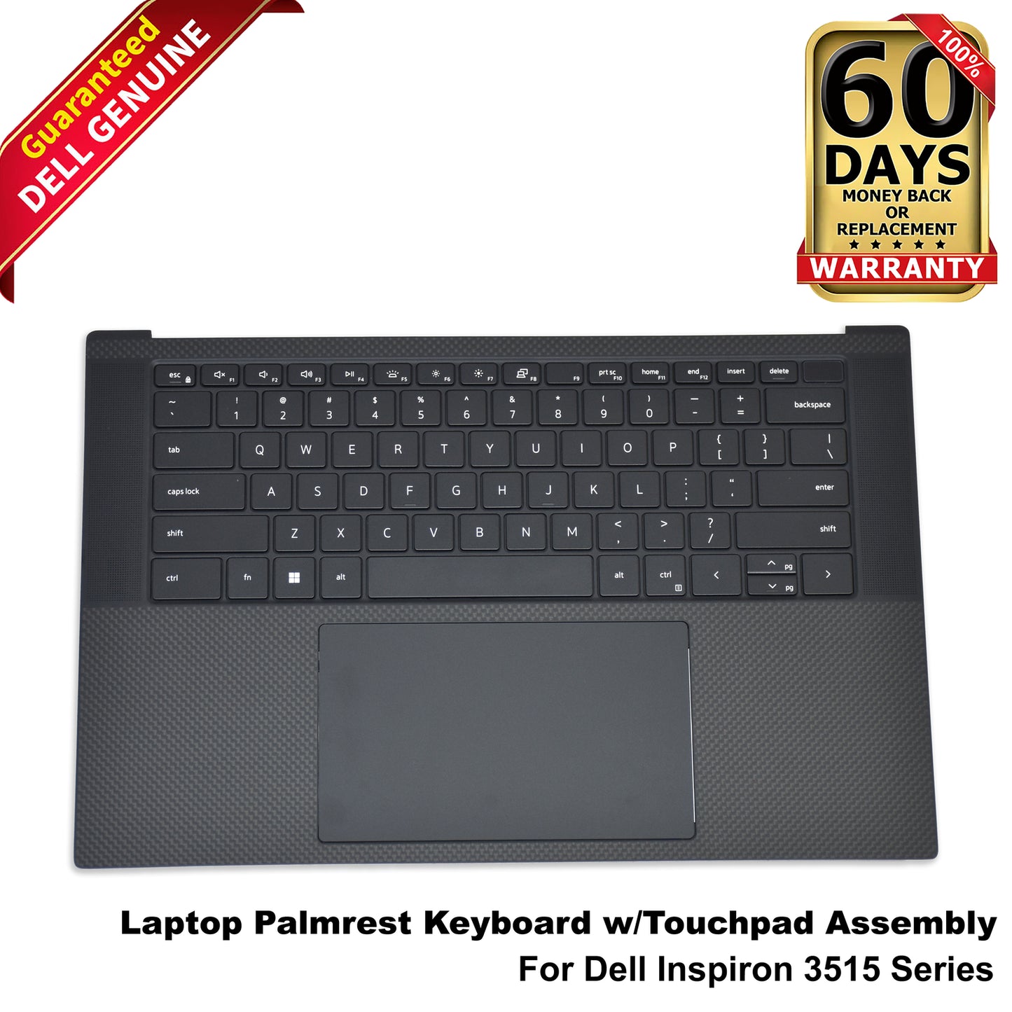 Dell XPS 15 9500 US Intl Keyboard Touchpad Palmrest Killer AX1650s 6JV4G 08NGH
