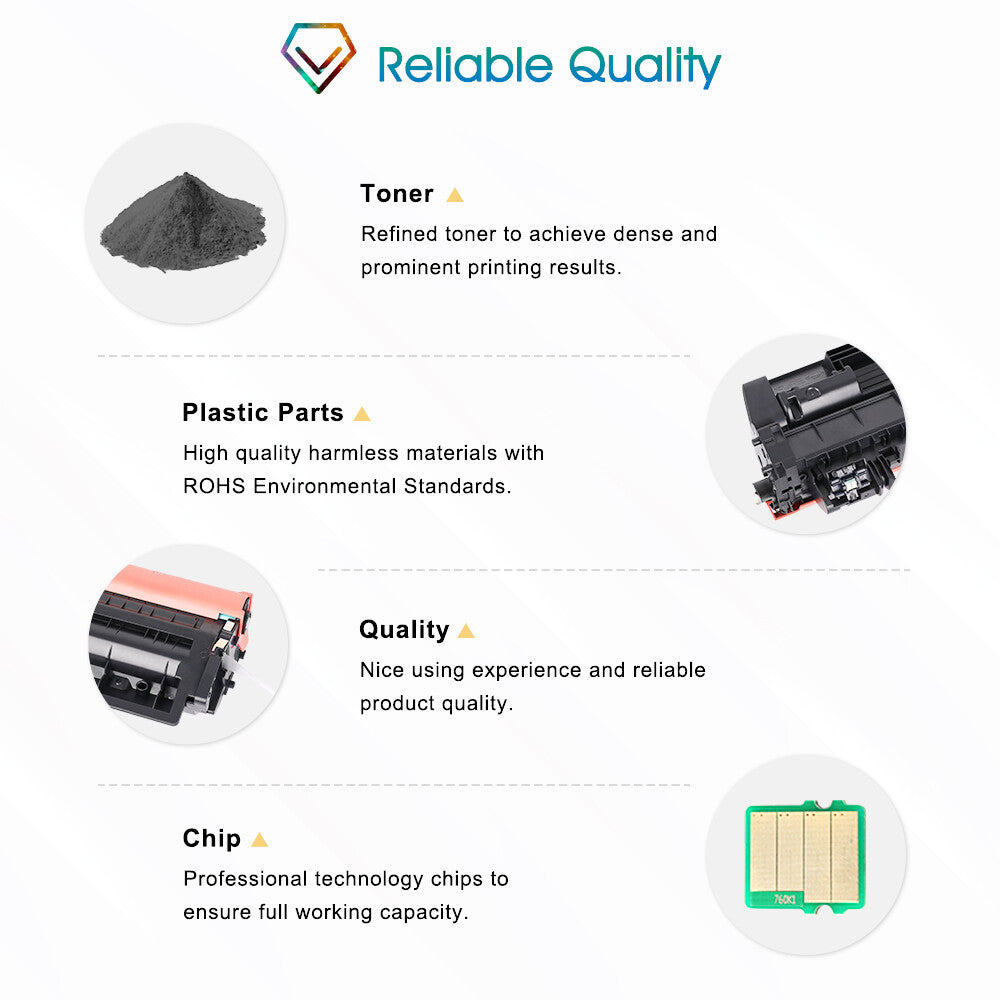4PK CE505A Toner Cartridge Compatible With HP 05A LaserJet P2035 P2035n P2055dn