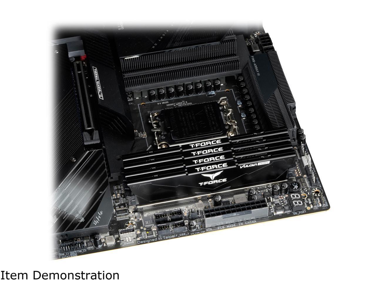 Team T-Force Vulcan 32GB (2 x 16GB) 288-Pin PC RAM DDR5 5600 (PC5 44800) Intel