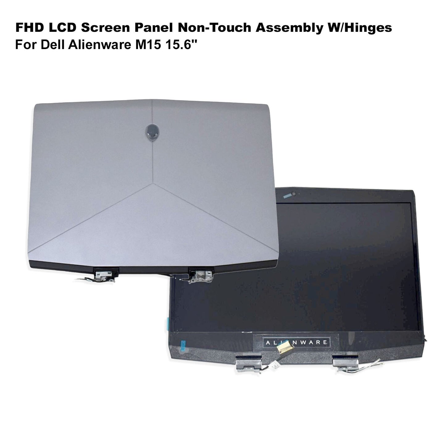 Dell Alienware M15 15.6" FHD LCD Display Complete Assembly with Hinges 8MNHD