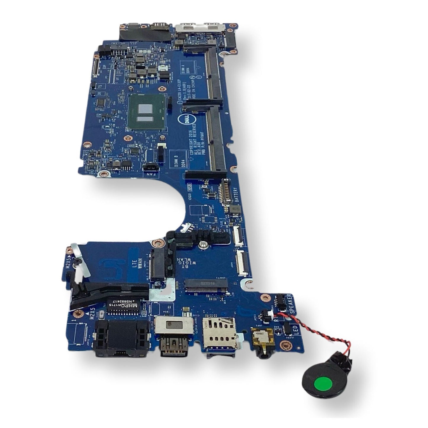 Genuine Dell OEM Latitude 7480 Motherboard System Board Intel i5 2.5GHz VTFRD