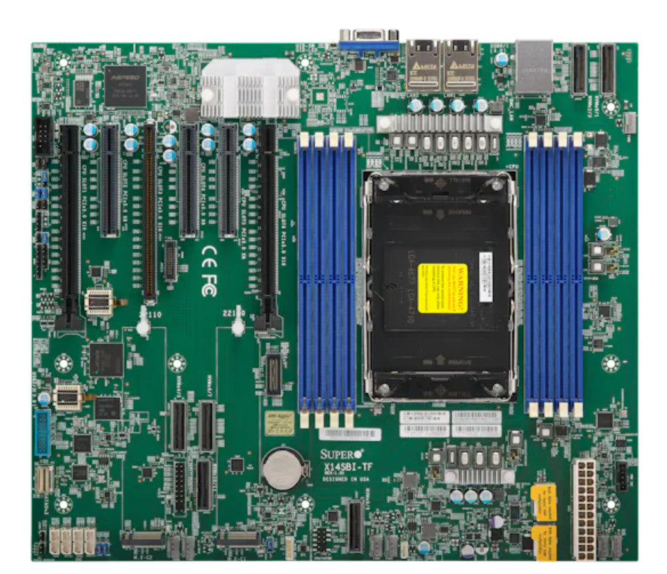 SuperMicro X14SBI-TF Motherboard - ATX, Birch Stream, UP, GNR/SRF-SP, LGA4710