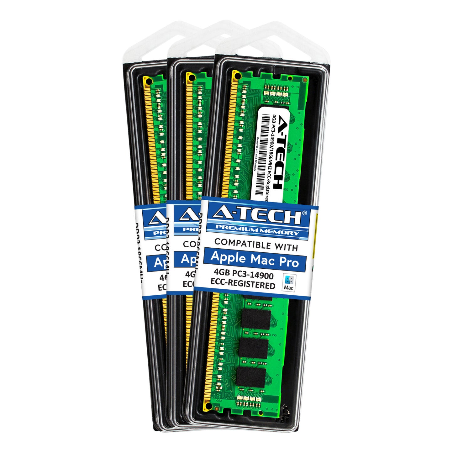 12GB Kit 3X 4GB Apple Mac Pro Late 2013 ME253LL/A MD878LL/A MacPro6,1 Memory Ram