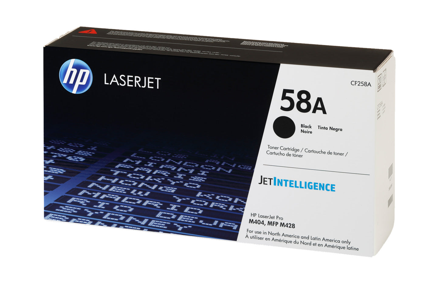 HP 58A Black Original LaserJet Toner Cartridge, ~3,000 pages, CF258A