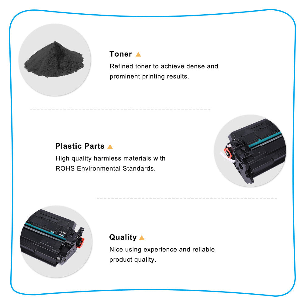 3 Pack Toner Compatible for Canon 057 ImageCLASS LBP226dw MF445 MF448dw MF449dw