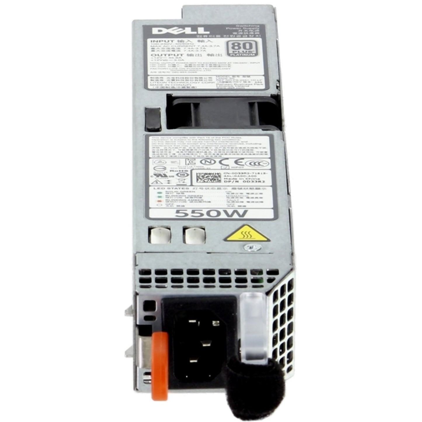 Dell 550W 80+ Platinum PSU (D33R2)