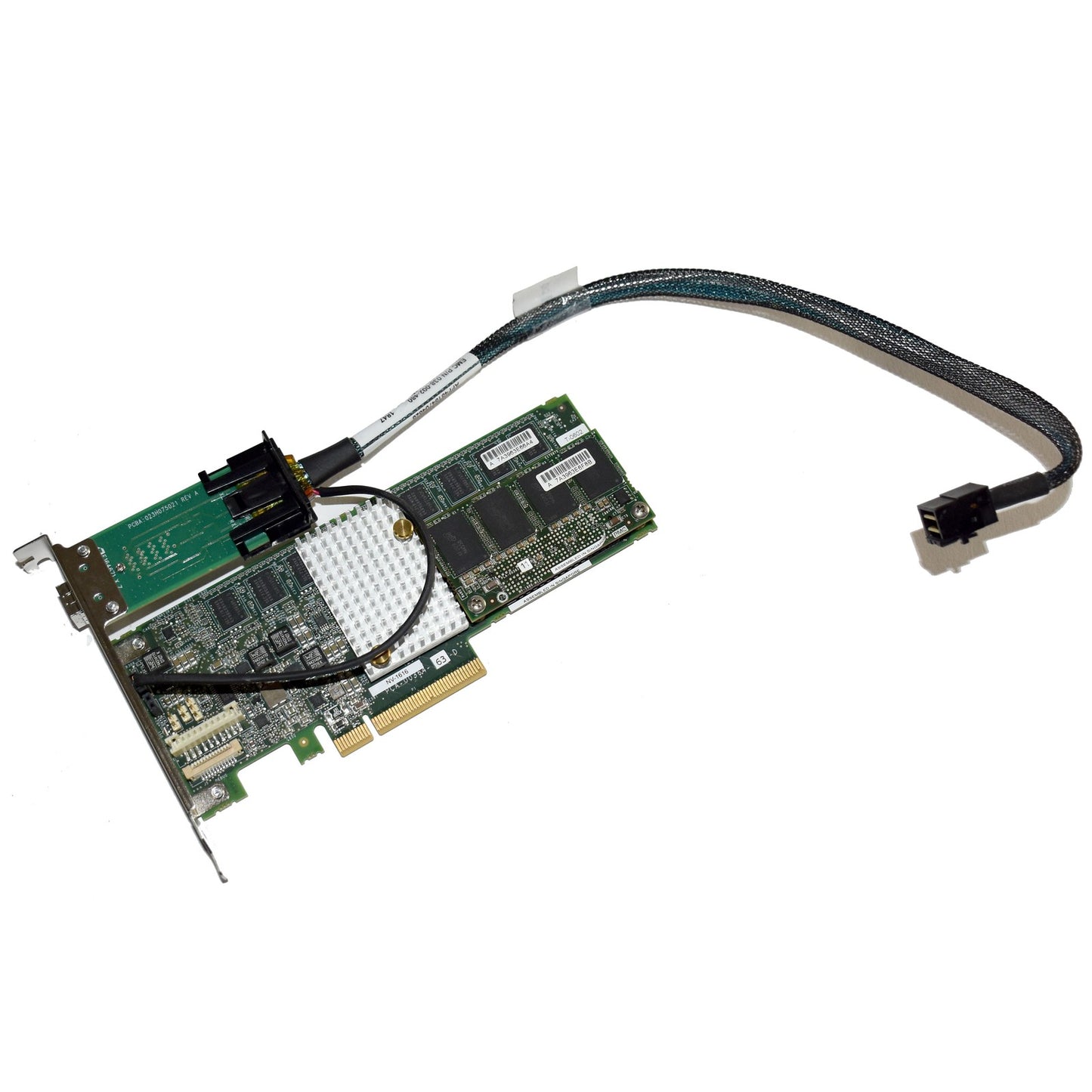 EMC PCA-00364 NVRAM 16GB DDR Mini-SAS HD PCIe 3.0 x8 Accelerator Card NV-1616 (NOT FOR HOME PC)