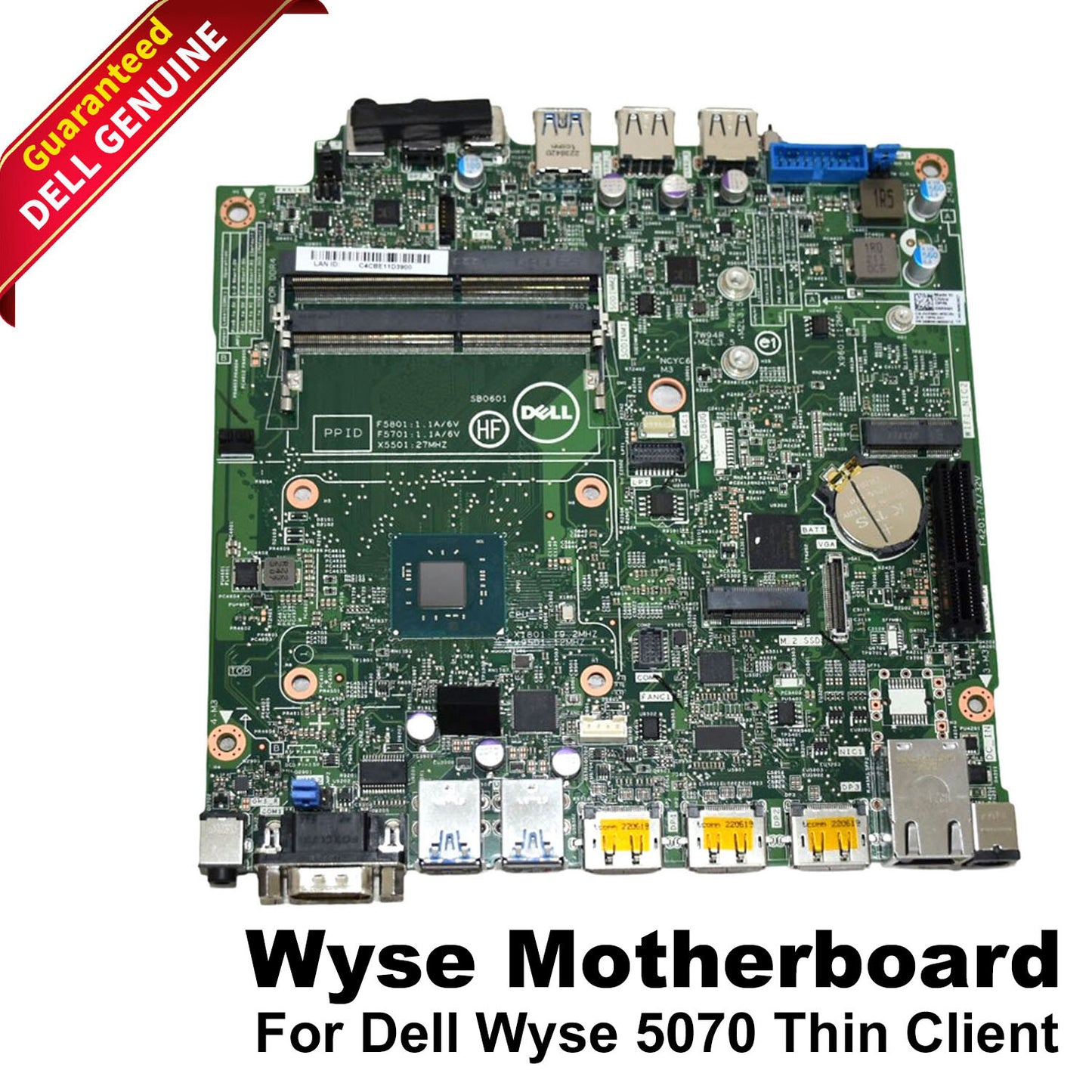 Dell Wyse 5070 Thin Client Motherboard | Intel Pentium J5005 DDR4 XR96H 16561-1