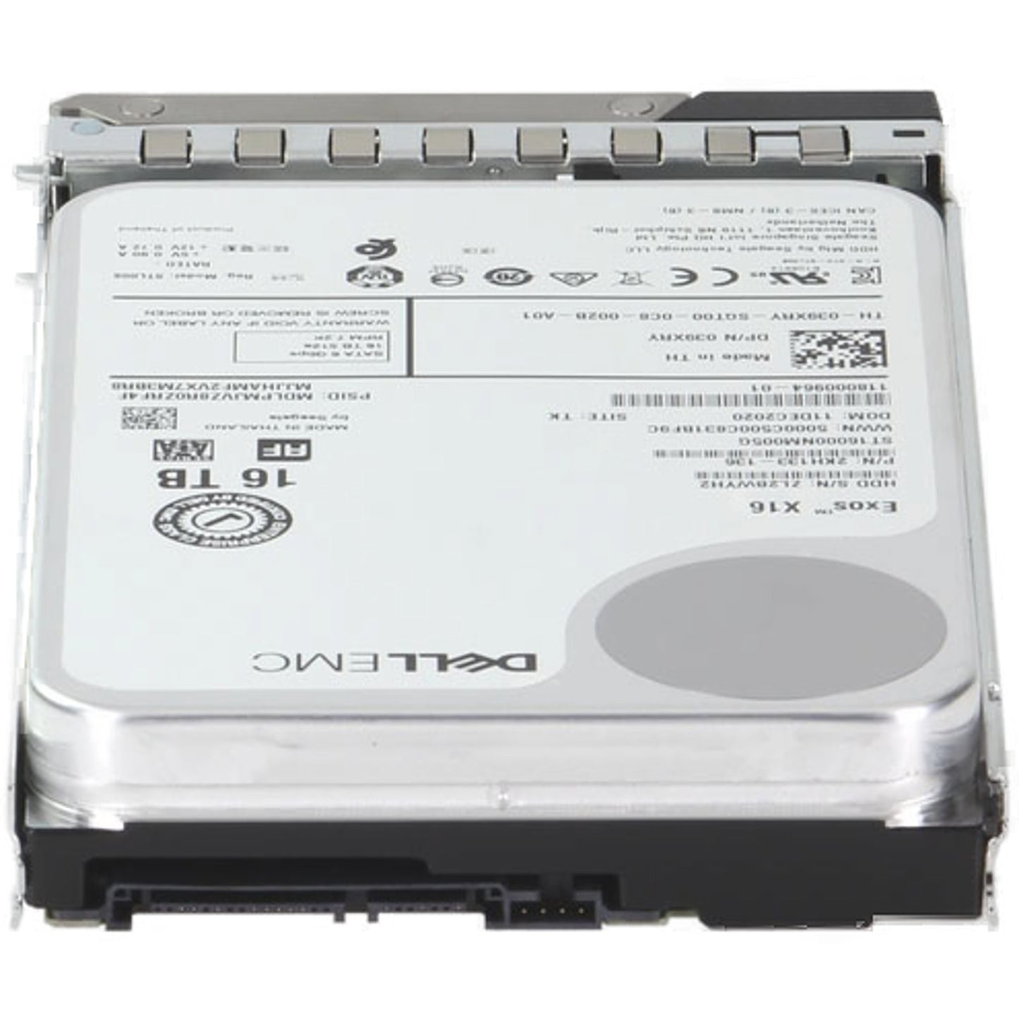 Dell 16TB 7.2K 512e 6Gbps SATA 3.5 HDD Exos X16 (39XRY)
