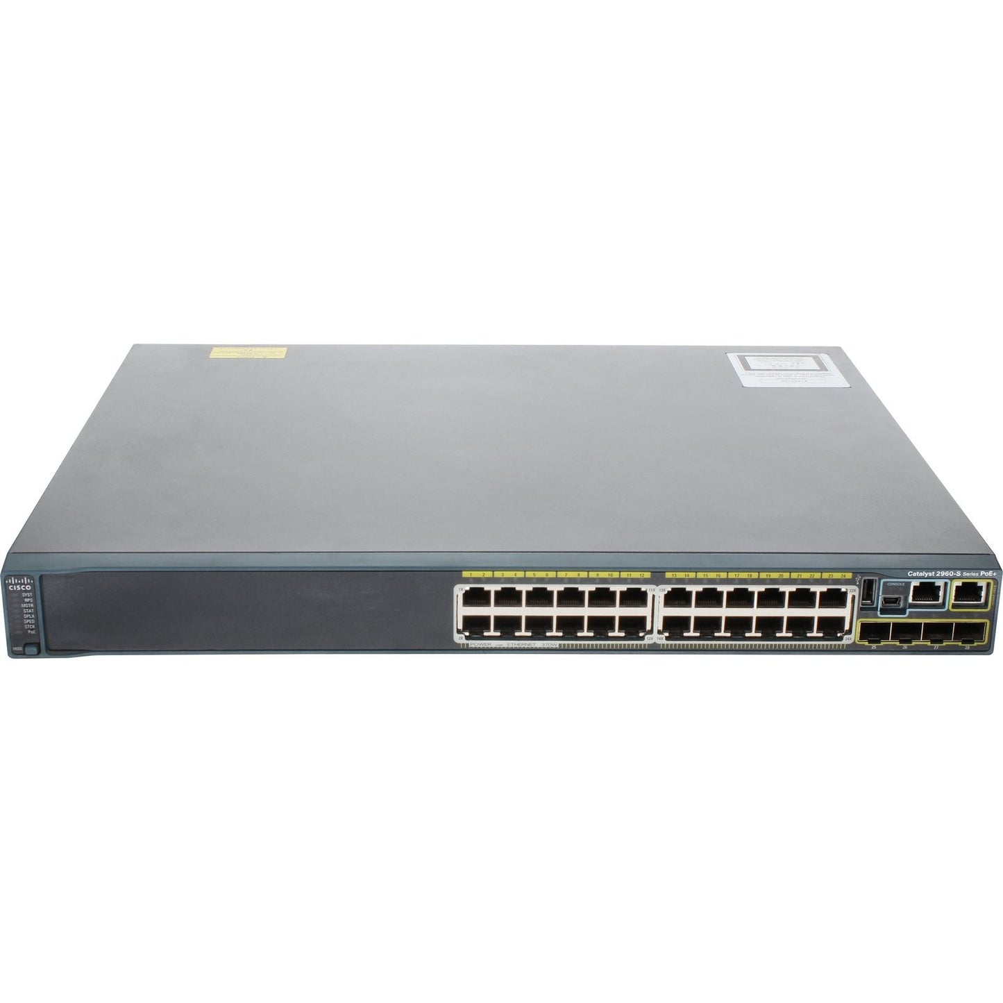 Cisco Catalyst WS-C2960S-24PS-L 24P 1GbE 370W PoE 4P SFP Switch