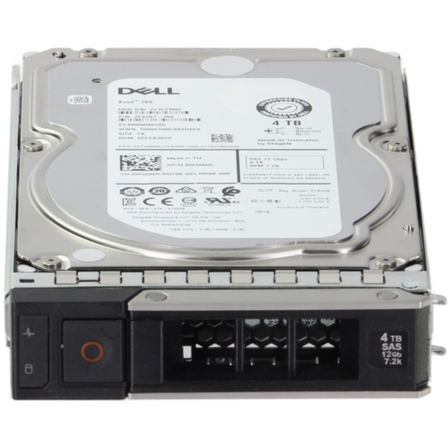 Dell 4TB 7.2K 512n 12Gbps NL SAS 3.5 HDD Exos 7E8 (295) CPO (W5M2R) -R (NOT FOR HOME PC)