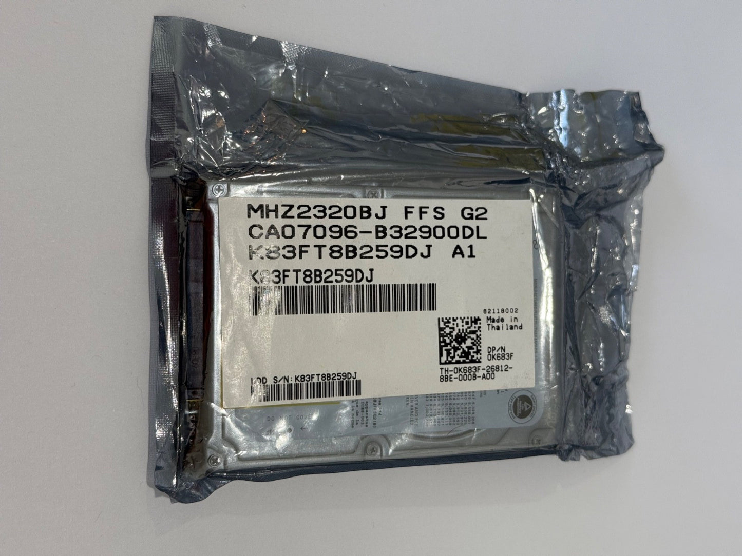 NEW!!! Fujitsu MHZ2320BJ FFS G2 320Gb CA07096-B32900DL HARD DISK DRIVE