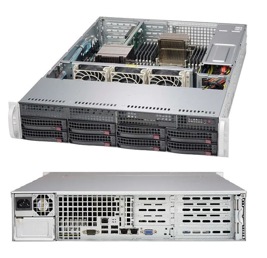 SuperMicro CSE-825TQC-600WB 2U SAS3 WIO 600W Chassis (NOT FOR HOME PC)