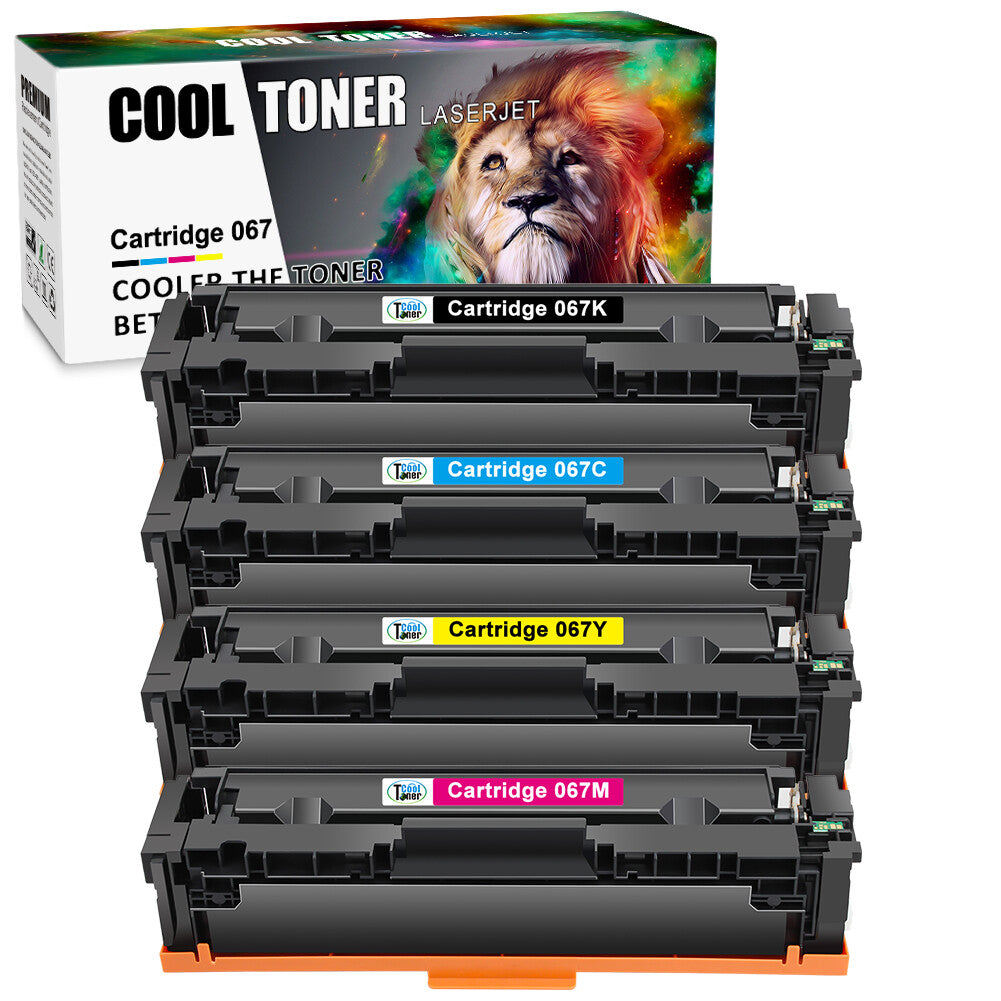 4PK Toner Cartridge Compatible With Canon 067 LBP633Cdw LBP632Cdw MF653Cdw