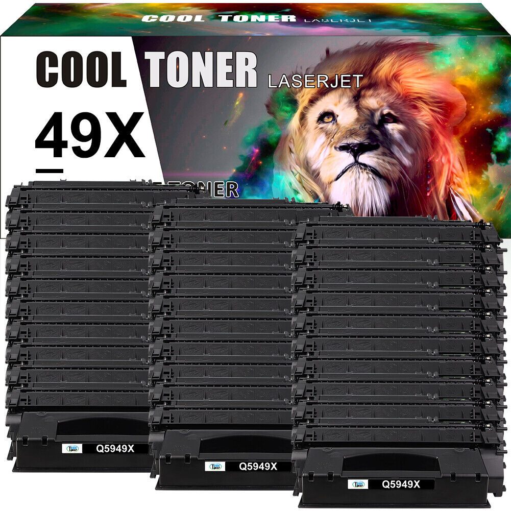 30 PK High Yield Q5949X 49X Toner Compatible with HP Laserjet 3392 3390 1320n