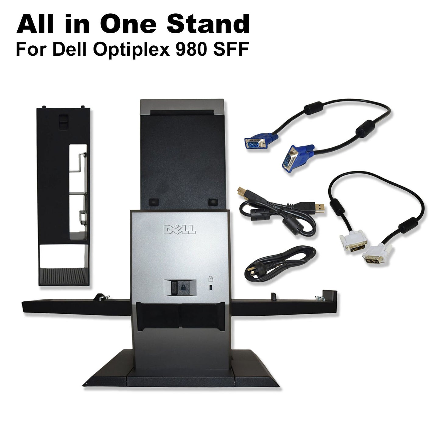 Dell OptiPlex 980 Small Form Factor All-in-One Monitor Stand Silver 3GD05 0KHFP