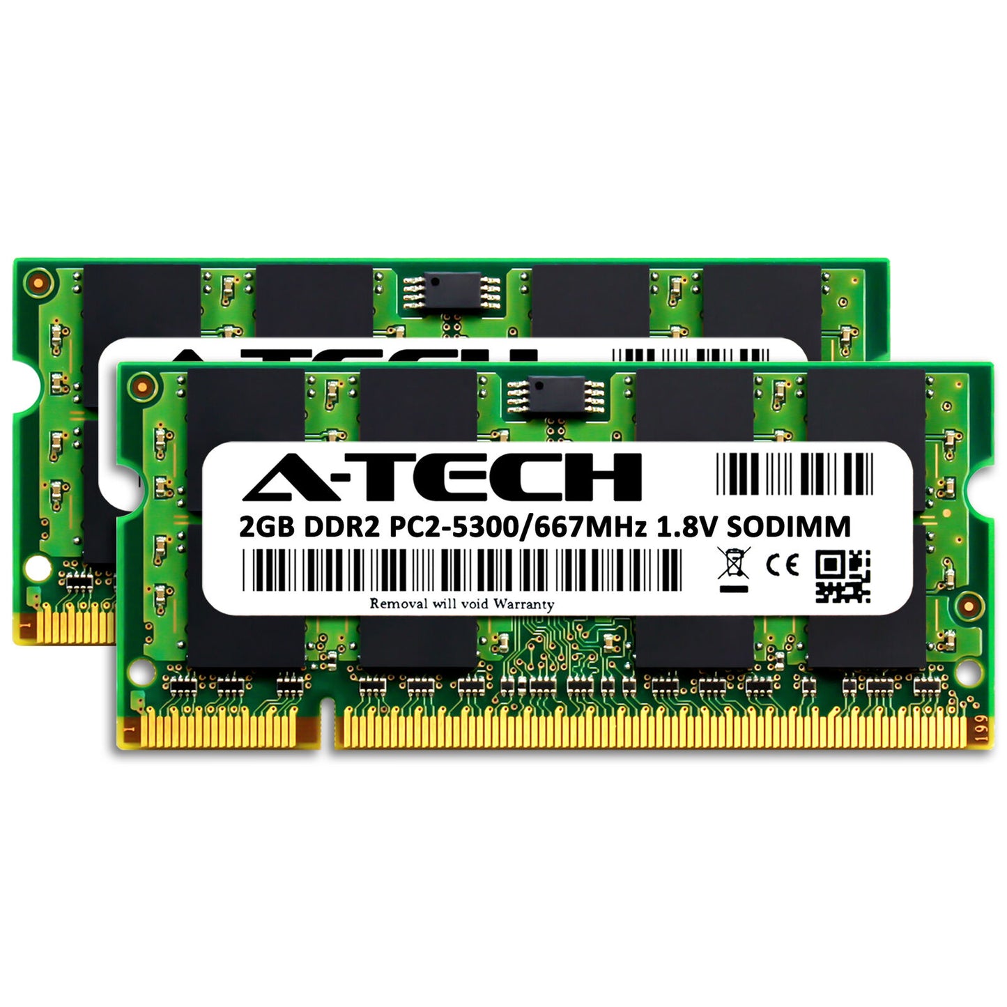 4GB 2x 2GB PC2-5300 DDR2 667 MHz Memory RAM for DELL INSPIRON 1520