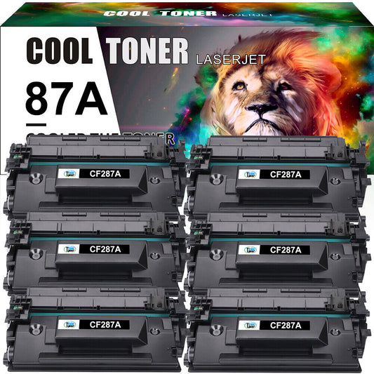 6x CF287A Toner Compatible with HP 87A LaserJet M506dh M506dn M506n M506x M527dn