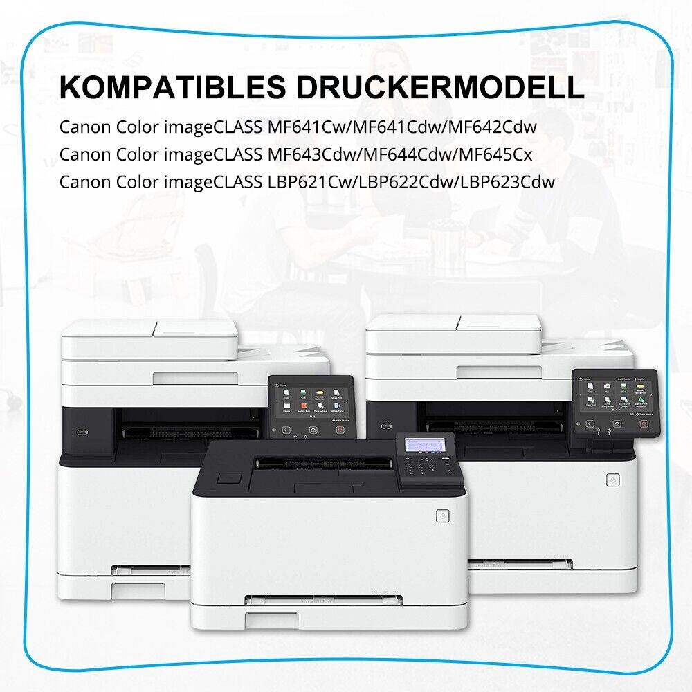 4PK 054H Toner Cartridge For Canon 054 Toner MF642cdw MF641cw MF644cdw LBP622cdw