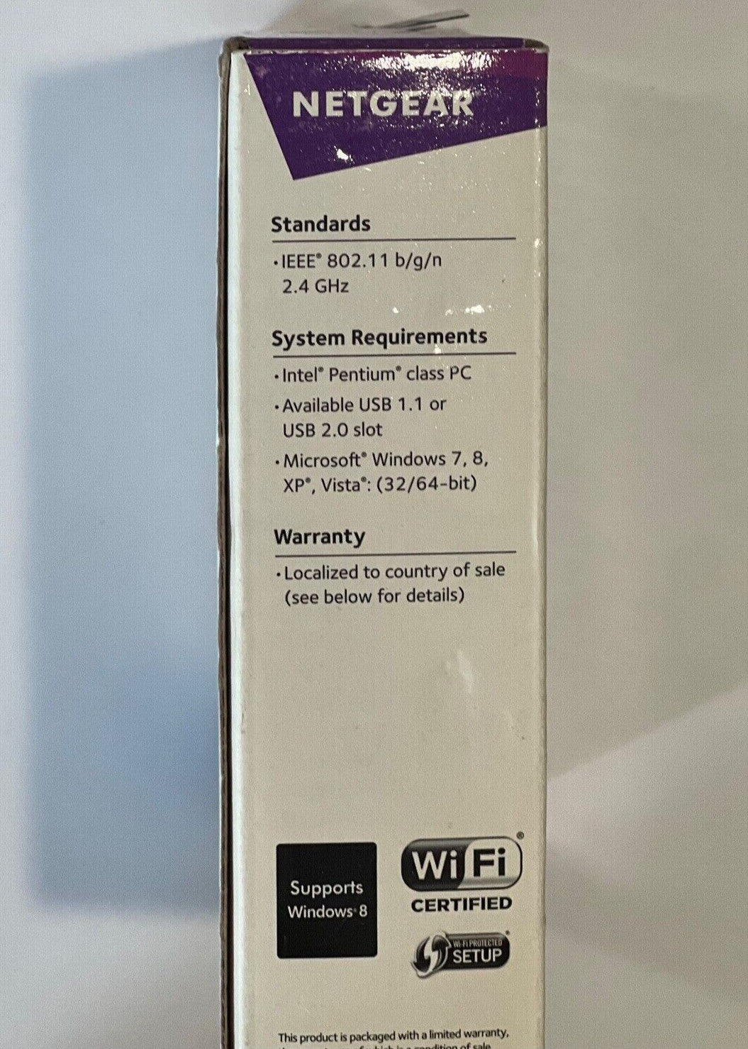 NETGEAR N300 Mbps WNA3100 WIRELESS WIFI Receiver USB ADAPTER Antenna Kit +Stand