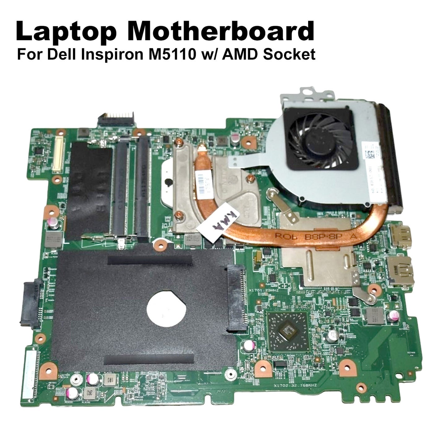 DELL INSPIRON M5110 AMD SOCKET FS1 DDR3 LAPTOP MOTHERBOARD FJ2GT 55.4IE01.401