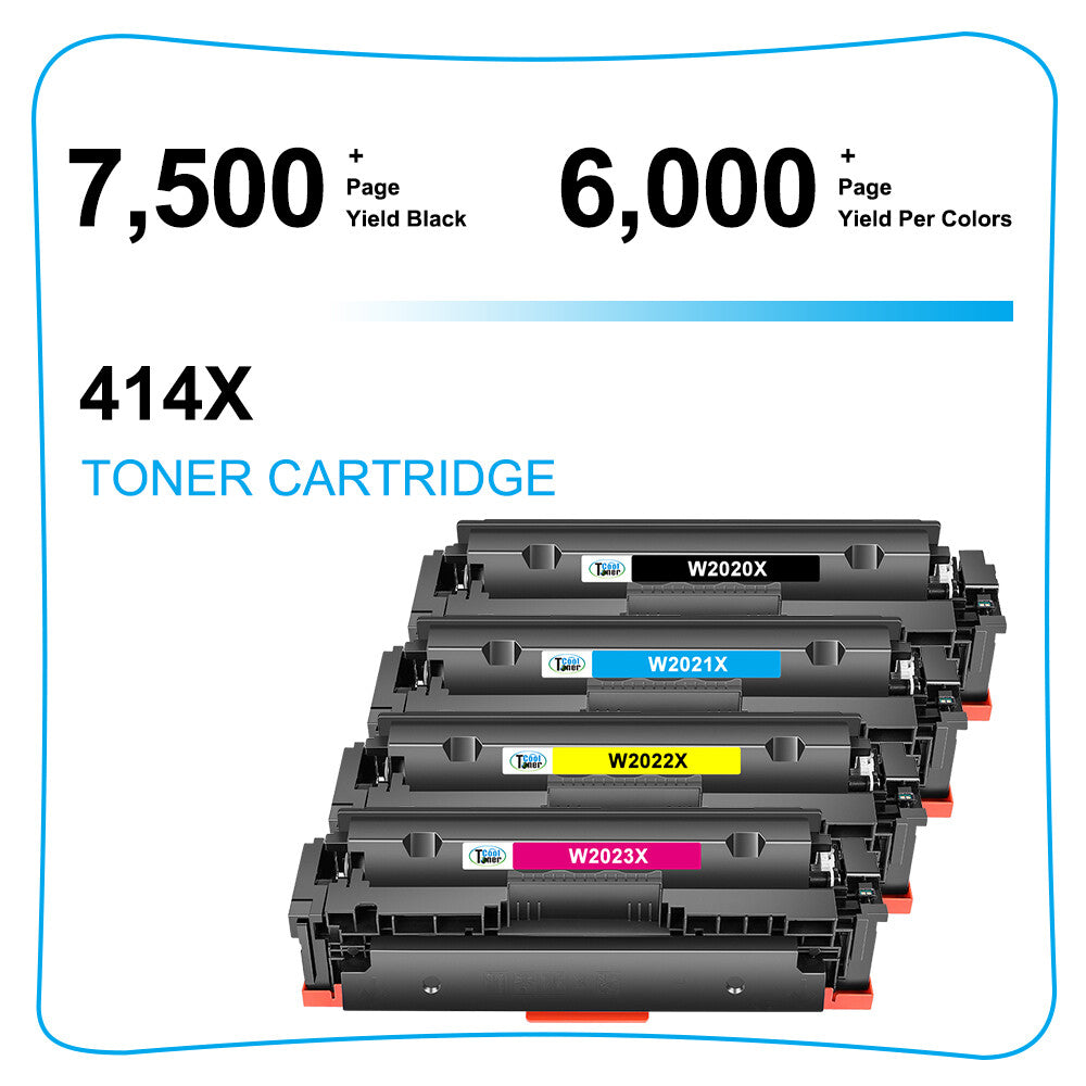 WITH CHIP 4x HY Toner for HP 414A W2020A Laserjet Pro MFP M479fdw M479fdn M454dn