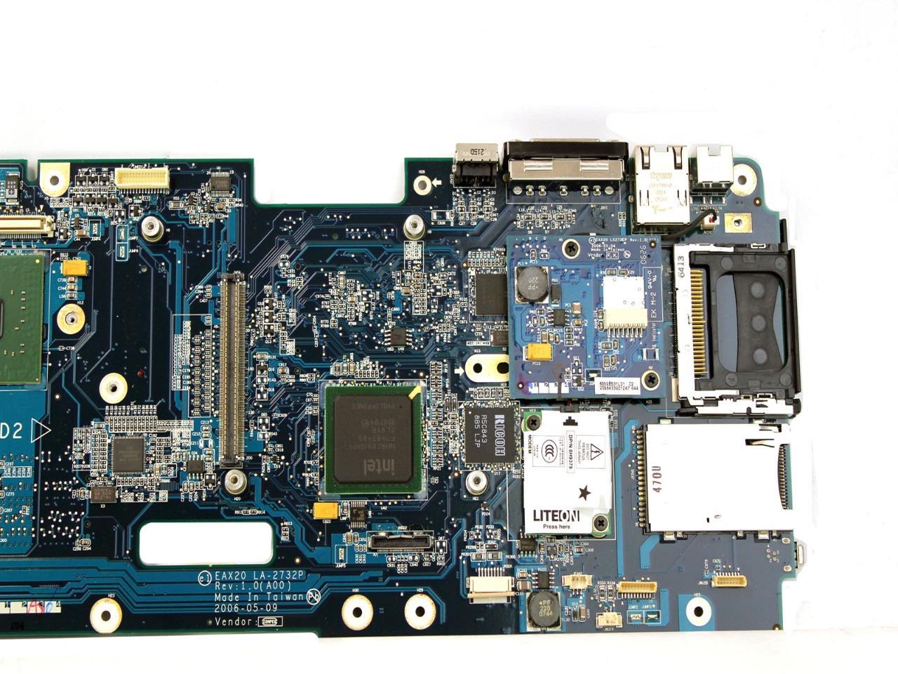 Dell XPS M2010 Intel 945PM DDR2 2 Slots Laptop Motherboard CG571 0CG571