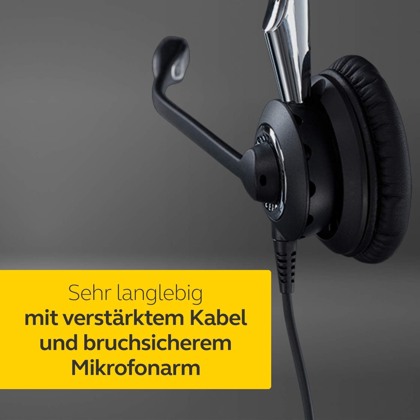 Jabra BIZ 2400 II Duo Bluetooth USB MS Skype Optimized Noise-Cancelling Headset