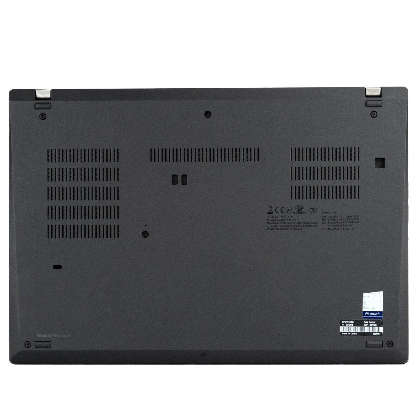 Lenovo ThinkPad P14s G1 14" Laptop Ryzen 7 Pro 16GB 512GB SSD Windows 11 Pro WCA