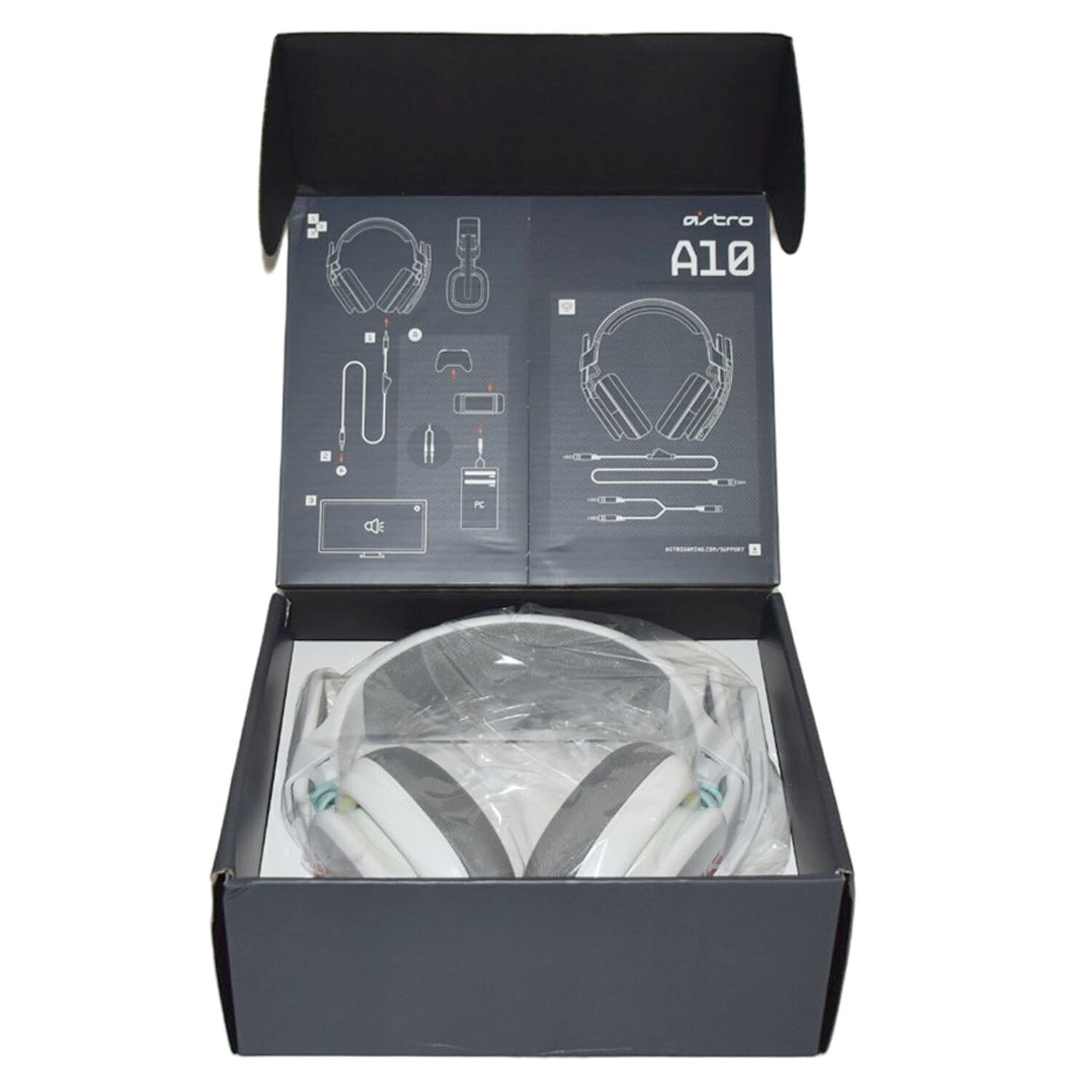 ASTRO Gaming A10 Gen 2 Wired Headset - PS5, PS4, Switch, PC/Mac - White