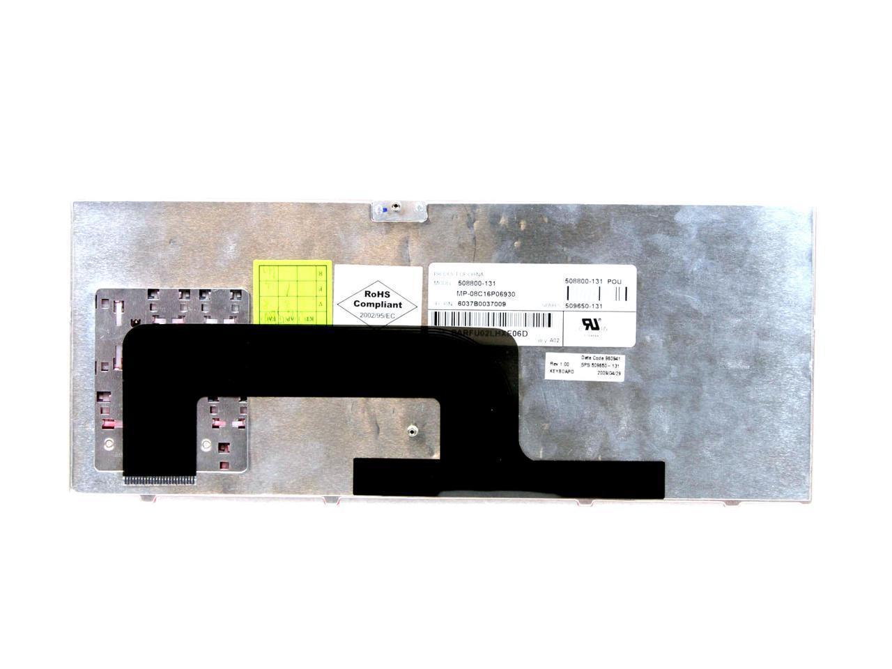 HP Mini 1000 1120NR 1125NR 84 Keys QWERTY Red Laptop Keyboard 508800-131