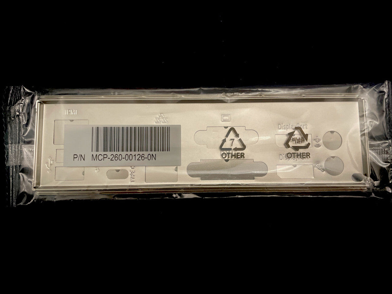 SuperMicro MCP-260-00126-0N I/O Shield for X11SCZ-F X11SCZ-Q